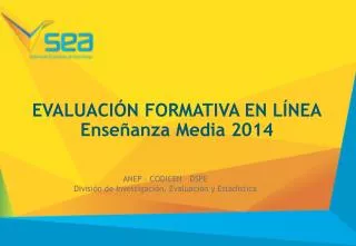 evaluaci n formativa en l nea ense anza media 2014
