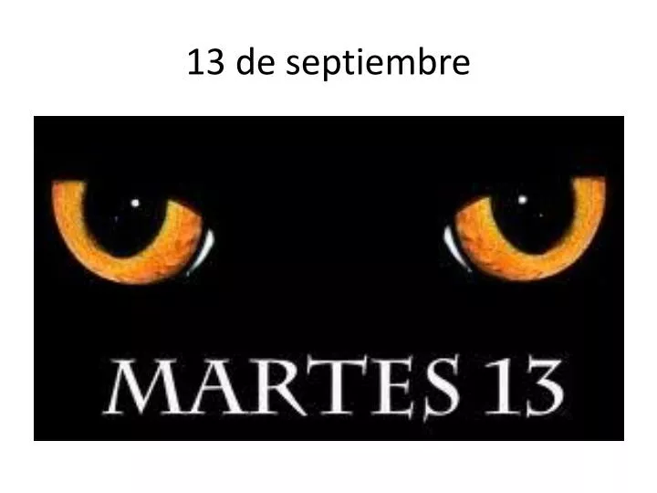 13 de septiembre