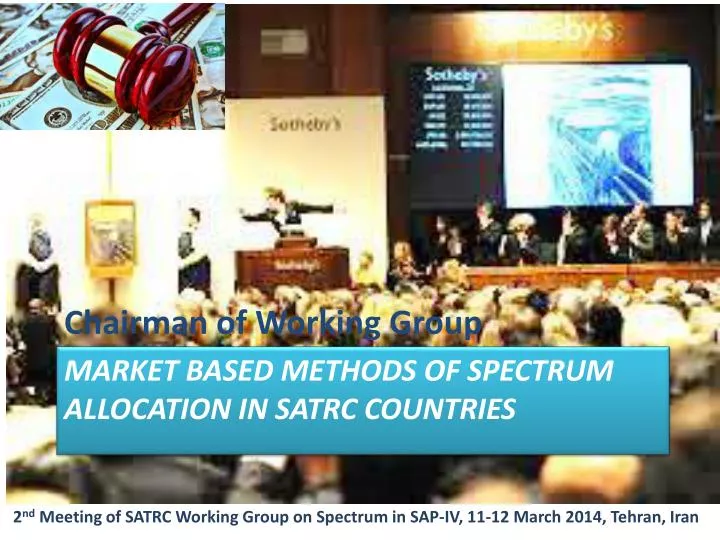 market based methods of spectrum allocation in satrc countries