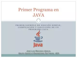 primer programa en java