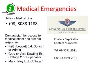 Medical Emergencies