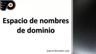 espacio de nombres de dominio