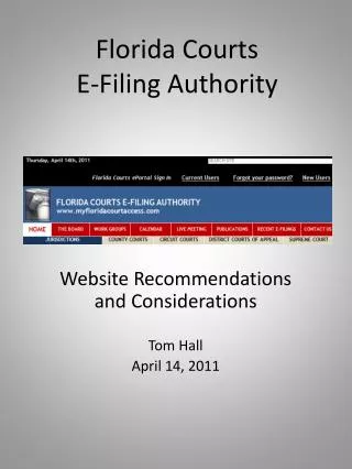 Florida Courts E-Filing Authority