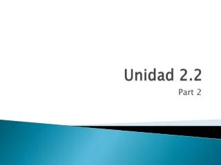 Unidad 2.2