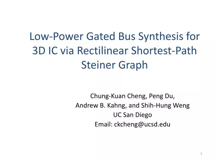 low power gated bus synthesis for 3d ic via rectilinear shortest path steiner graph