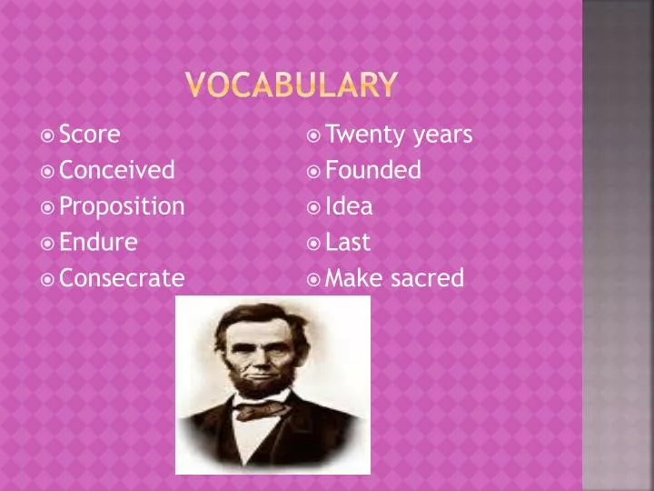 vocabulary