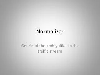 Normalizer