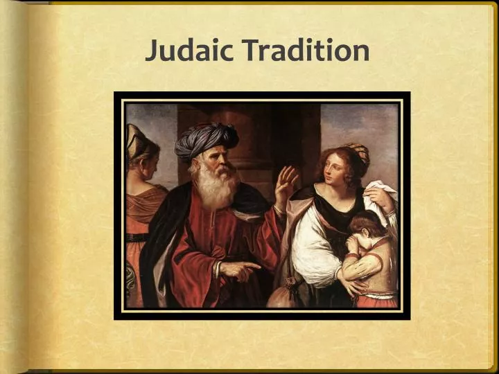 judaic tradition