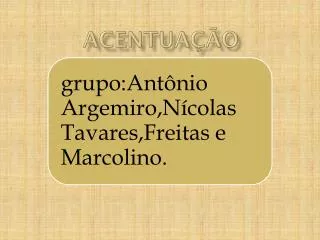 acentua o