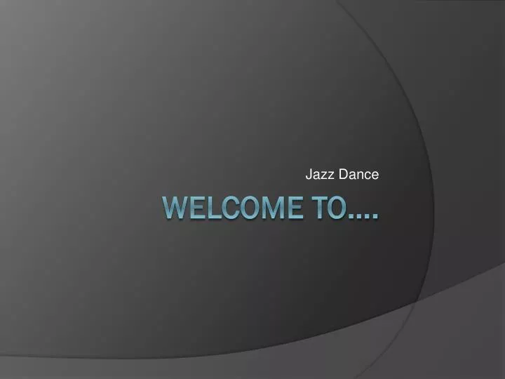 jazz dance