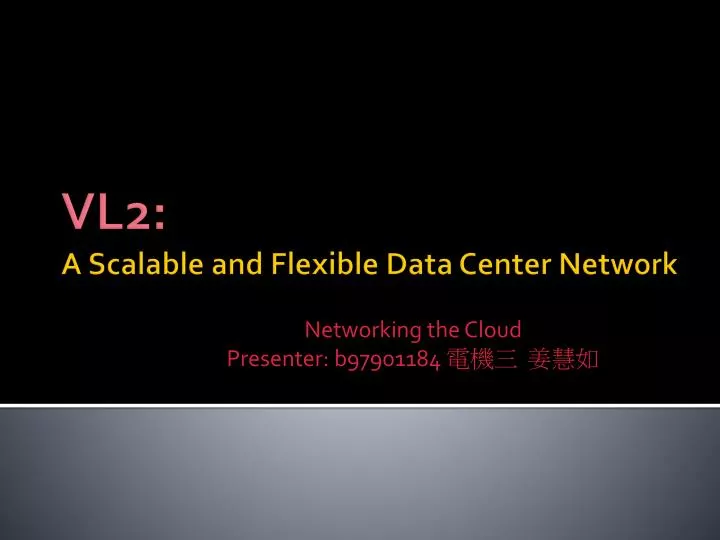 networking the cloud presenter b97901184