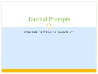 journal prompts