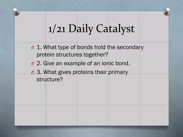 1 21 daily catalyst