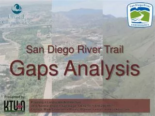San Diego River Trail Gaps Analysis