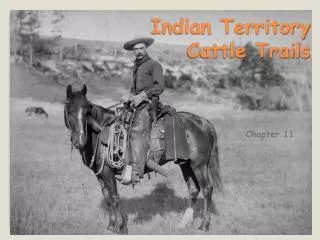 Indian Territory Cattle Trails