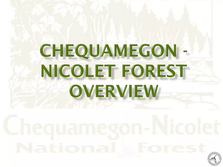 chequamegon nicolet forest overview