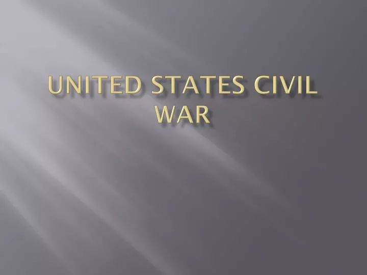 united states civil war