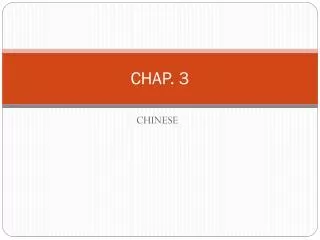 chap 3