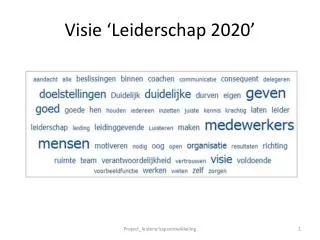 visie leiderschap 2020
