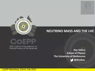 NEUTRINO MASS AND THE LHC