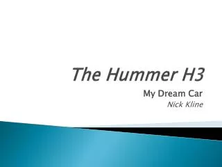 The Hummer H3