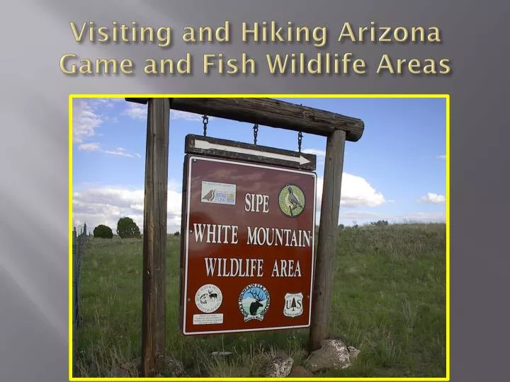 visiting and hiking arizona game and fish wildlife areas