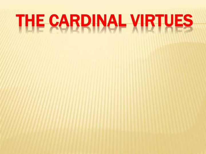 the cardinal virtues