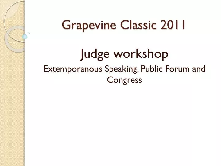 grapevine classic 2011