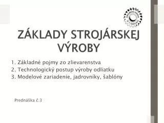 z klady stroj rskej v roby