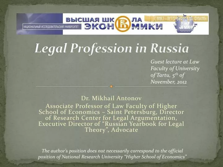 legal profession in russia