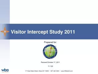 Visitor Intercept Study 2011