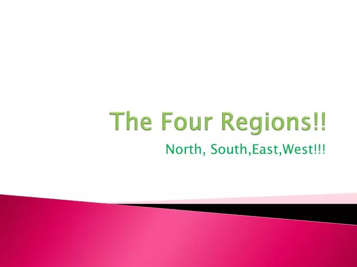 the four regions