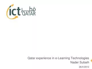 Qatar experience in e-Learning Technologies