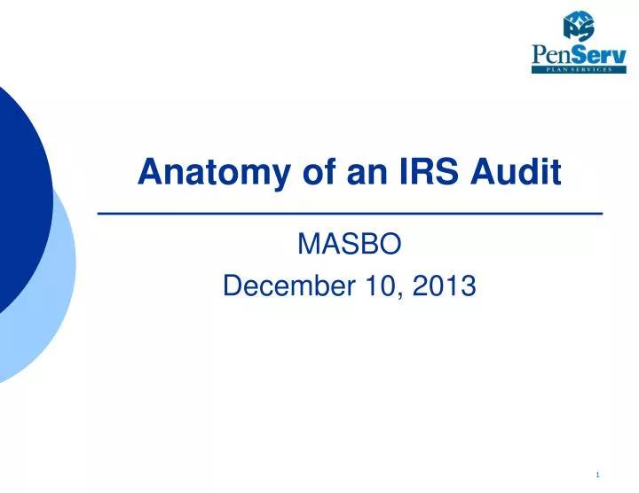 anatomy of an irs audit