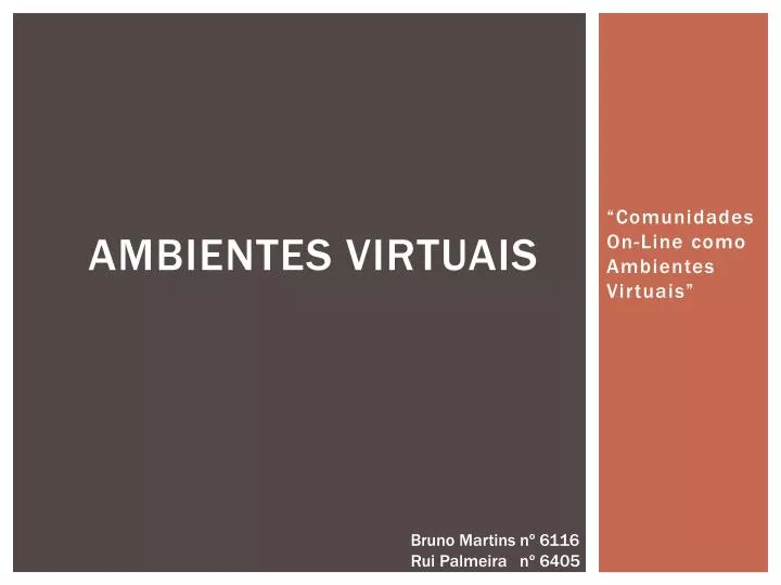 ambientes virtuais