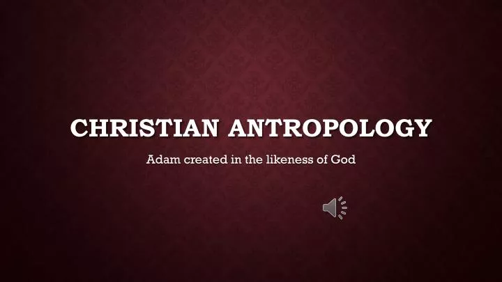 christian antropology