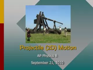 Projectile (2D) Motion