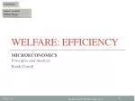 Welfare: Efficiency - slide 1