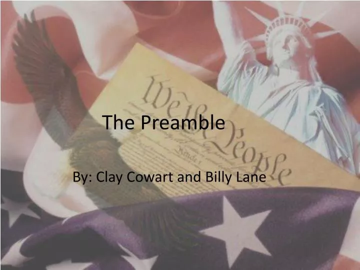 the preamble