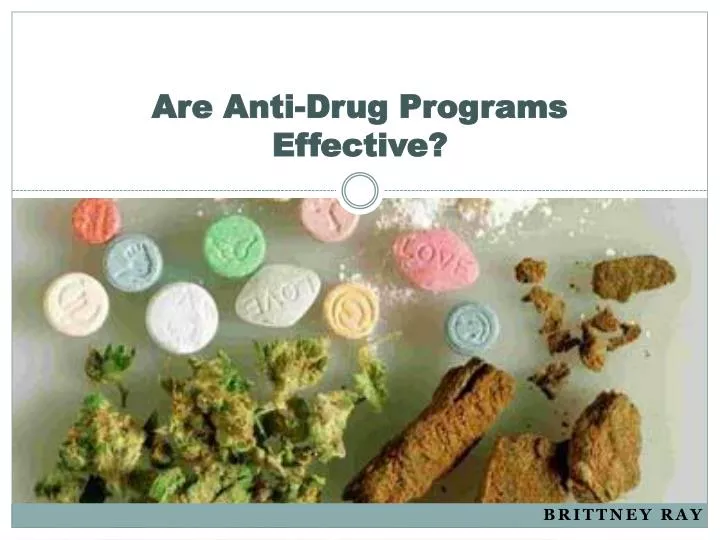 are anti drug programs effective