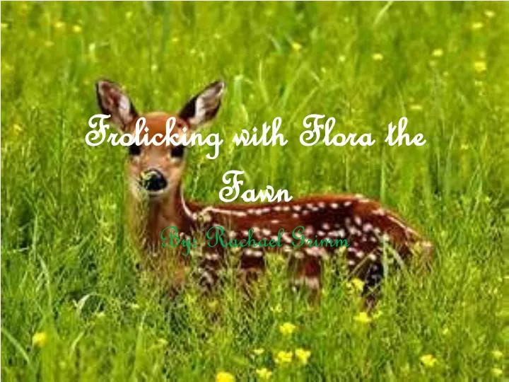 frolicking with flora the fawn