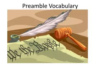 Preamble Vocabulary