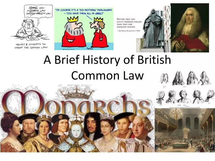 a brief history of british common law