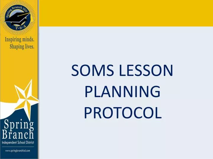 soms lesson planning protocol