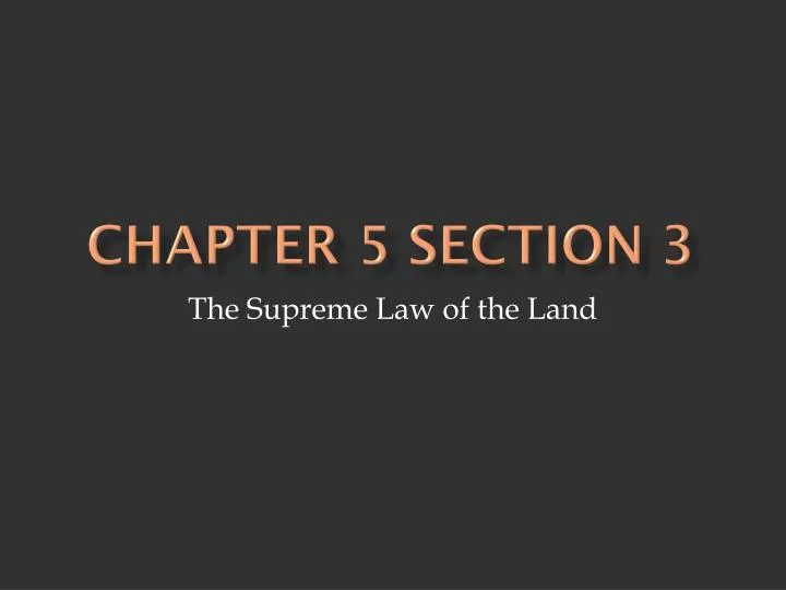 chapter 5 section 3