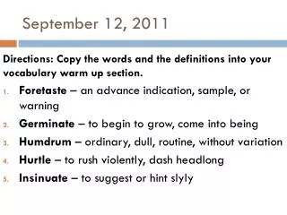 september 12 2011