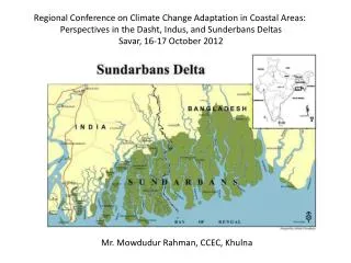 Regional Conference on Climate Change Adaptation in Coastal Areas: