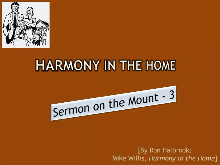 harmony in the home