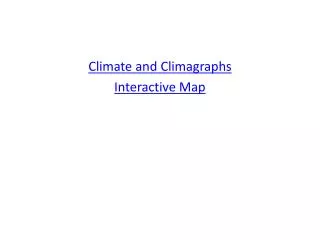 Climate and Climagraphs Interactive Map