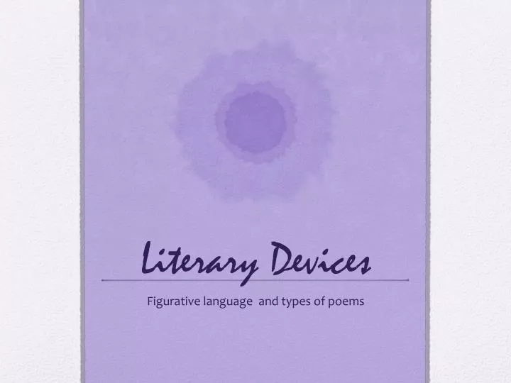 literary devices